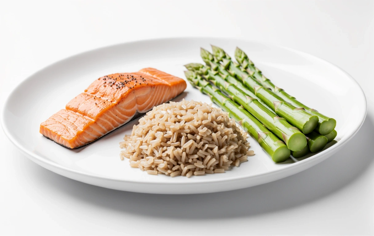 Balanced meal kit close-up